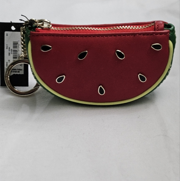 Kate Spade Watermelon Key Chain Coin Purse NWT - Picture 2 of 4